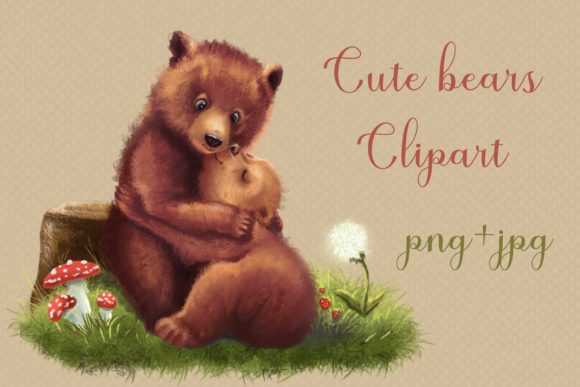 Download Cute Bears Clipart, Forest Baby Bears - Baby Collection