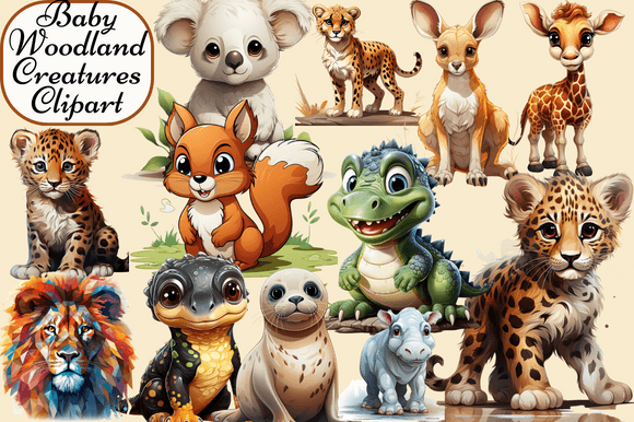 Download Baby Woodland Creatures Clipart - Baby Collection