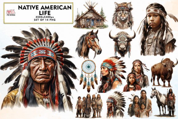 Download Native American Life Sublimation - Native american Collection
