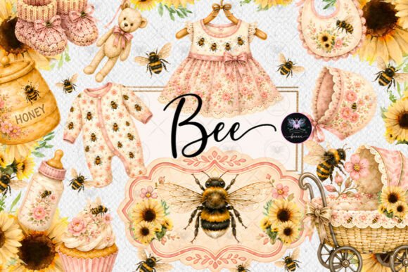 Download Bee Baby Girl Clipart - Baby Collection